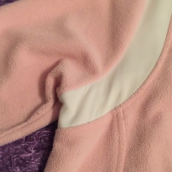 Athletic Works pink and white fleece jacket 1X - Picture 3 of 8